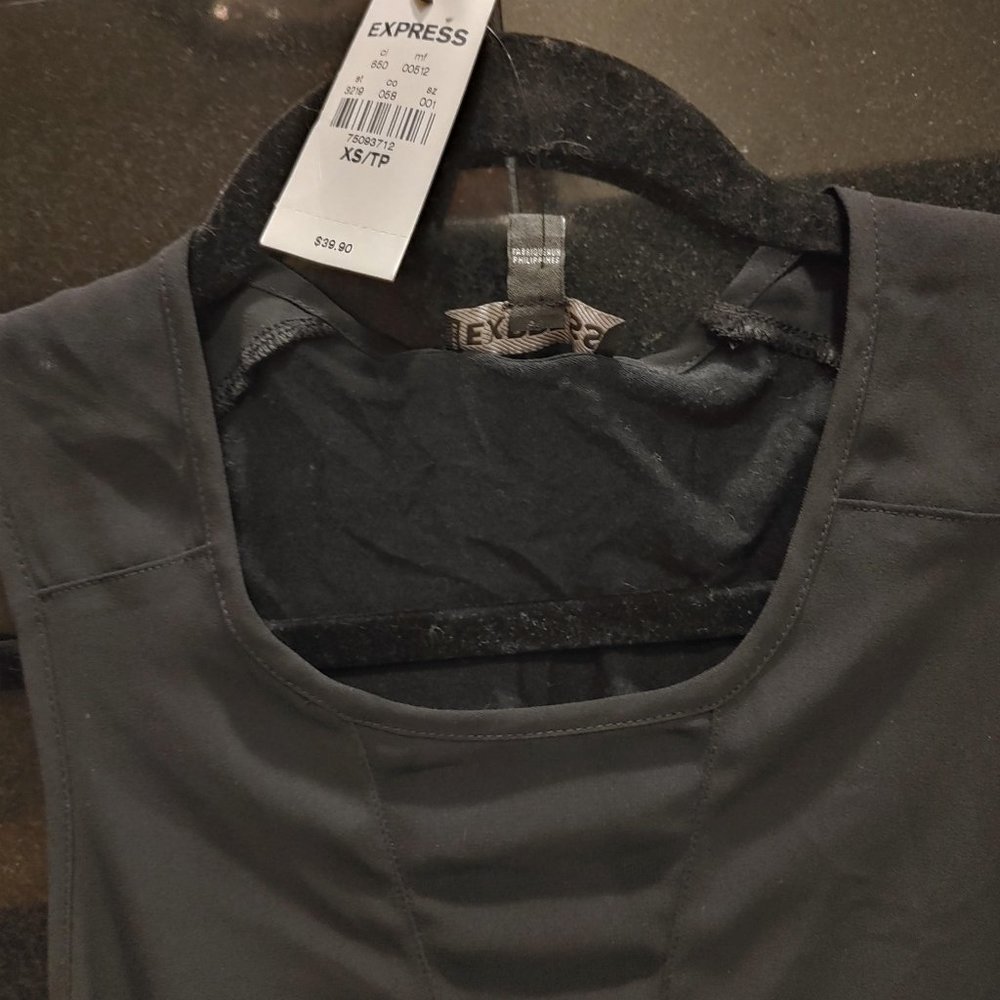 Sexy sheer black shirt from Express